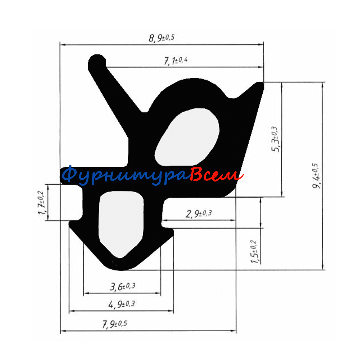 Уплотнитель Rehau 002 Уплотнитель Rehau 002